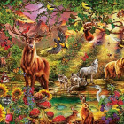 Puzzle - Art puzzle - Lumea animalelor